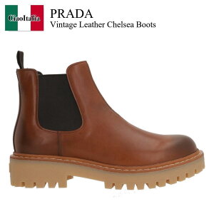 �y���ʌ���E�݌Ɍ���E�����ҏ����I�z �v���_ / Prada Vintage Leather Chelsea Boots / 2TE211 F0046 / 2TE211 FG000070 F0046 / 2TE211F0046 / 2TE211FG000070F0046 / �u�[�c