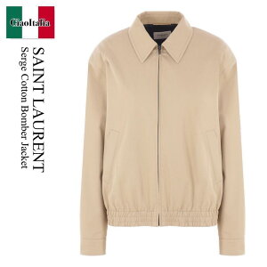 yʌE݌ɌEҏIz T[ / Saint Laurent Serge Cotton Bomber Jacket / 838694 YZ9BW / 838694 YZ9BW 9660 / 838694YZ9BW / 838694YZ9BW9660 / u]