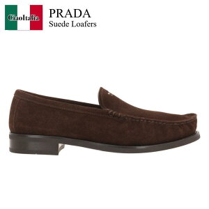 yʌE݌ɌEҏIz v_ / Prada Suede Loafers / 2DB229 F0003 / 2DB229 FX000103 F0003 / 2DB229F0003 / 2DB229FX000103F0003 / hXV[YEvCErWlXV[Y
