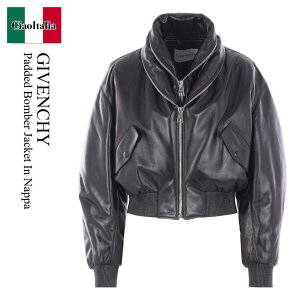 yʌE݌ɌEҏIz WoVB / Givenchy Padded Bomber Jacket In Nappa / BW00SP61UJ / BW00SP61UJ 001 / BW00SP61UJ001 / U[WPbgER[g