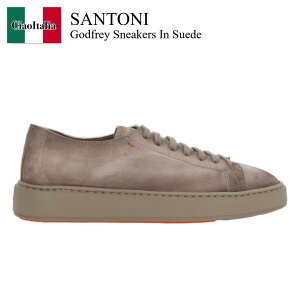 yʌE݌ɌEҏIz Tg[j / Santoni Godfrey Sneakers In Suede / MBCD21571TARCAOL / MBCD21571TARCAOL E55 / MBCD21571TARCAOLE55 / Xj[J[