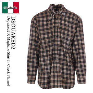 yʌE݌ɌEҏIz fB[XNGA[h / Dsquared2 Dsquared2 X Magliano Shirt In Check Flannel / S71DM0809 D35307 / S71DM0809 D35307 002F / S71DM0809D35307 / S71DM0809D35307002F / Vc