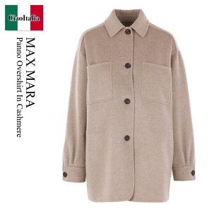 �y���ʌ���E�݌Ɍ���E�����ҏ����I�z �}�b�N�X�}�[�� / Max Mara Panno Overshirt In Cashmere / 2521046112600 001 / 2521046112600 889 001 / 2521046112600001 / 2521046112600889001 / �u���]��