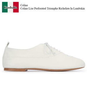 yʌE݌ɌEҏIz Z[k / Celine Celine Lise Perforated Triomphe Richelieu In Lambskin / 365295175 / 365295175 C01H / 365295175C01H / [t@[EIbNXtH[h