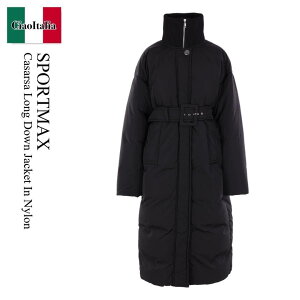 yʌE݌ɌEҏIz X|[c}bNX / Sportmax Casarsa Long Down Jacket In Nylon / 2522496012600 003 / 2522496012600 019 003 / 2522496012600003 / 2522496012600019003 / _EWPbgER[g