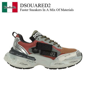 yʌE݌ɌEҏIz fB[XNGA[h / Dsquared2 Faster Sneakers In A Mix Of Materials / SNM0461355 08533M / SNM0461355 08533M 4201 / SNM046135508533M / SNM046135508533M4201 / Xj[J[