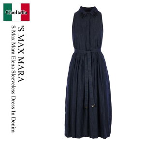 yʌE݌ɌEҏIz GX@}bNX}[ / 'S Max Mara S Max Mara Elena Sleeveless Dress In Denim / 2529226012600 001 / 2529226012600 275 001 / 2529226012600001 / 2529226012600275001 / s[X