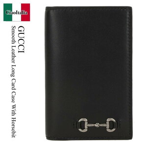 yʌE݌ɌEҏIz Ob` / Gucci Smooth Leather Long Card Case With Horsebit / 846951 AAFP1 / 846951 AAFP1 1000 / 846951AAFP1 / 846951AAFP11000 / J[hP[XEh