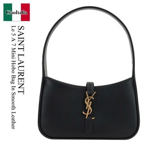 �y���ʌ���E�݌Ɍ���E�����ҏ����I�z �T�����[���� / ���΂� / �J�o�� / Saint Laurent Le 5 A 7 Mini Hobo Bag In Smooth Leather / 710318 2R20W / 710318 2R20W 1000 / 7103182R20W / 7103182R20W1000 / �V�����_�[�o�b�O�E�|