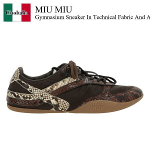 yʌE݌ɌEҏIz ~E~E / Miu Miu Gymnasium Sneaker / 5E428E FB0053ZL4 / 5E428E FB0053ZL4 F0Q70 / 5E428EFB0053ZL4 / 5E428EFB0053ZL4F0Q70 / Xj[J[
