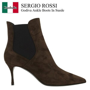 �y���ʌ���E�݌Ɍ���E�����ҏ����I�z �Z���W�I���b�V / Sergio Rossi Godiva Ankle Boots In Suede / A85470MCAZ01 / A85470MCAZ01 2403 / A85470MCAZ012403 / �V���[�g�u�[�c�E�u�[�e�B