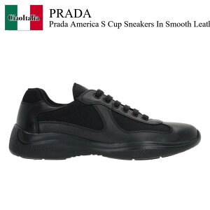yʌE݌ɌEҏIz v_ / Prada Prada America S Cup Sneakers In Smooth Leather And Mes / 4E3400 F0002 / 4E3400 FG0006GW F0002 / 4E3400F0002 / 4E3400FG0006GWF0002 / Xj[J[