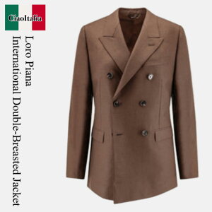 �y���ʌ���E�݌Ɍ���E�����ҏ����I�z �����E�s�A�[�i / Loro Piana International Double-Breasted Jacket / FAP7500 / FAP7500 H0QJ / FAP7500H0QJ / �W���P�b�g