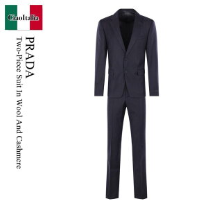 �y���ʌ���E�݌Ɍ���E�����ҏ����I�z �v���_ / Prada Two-Piece Suit In Wool And Cashmere / UAF420 F0008 / UAF420 SOOO17TC F0008 / UAF420F0008 / UAF420SOOO17TCF0008 / �X�[�c