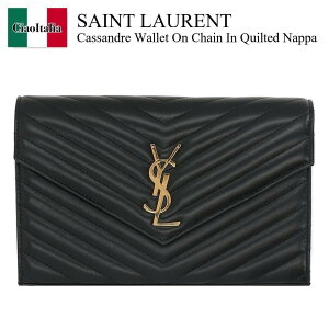 �y���ʌ���E�݌Ɍ���E�����ҏ����I�z �T�����[���� / ���΂� / �J�o�� / Saint Laurent Cassandre Wallet On Chain In Quilted Nappa / 377828 AAA44 / 377828 AAA44 1000 / 377828AAA44 / 377828AAA441000 / �V�����_�[�o�b�O�E�|