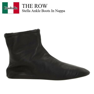 �y���ʌ���E�݌Ɍ���E�����ҏ����I�z �U�E���E / The Row Stella Ankle Boots In Nappa / F1724 / F1724 N66SH02 BLK / F1724N66SH02BLK / �V���[�g�u�[�c�E�u�[�e�B