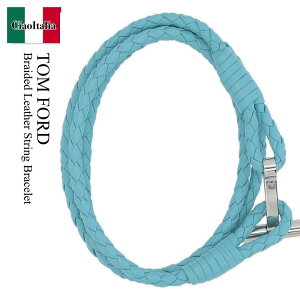 �y���ʌ���E�݌Ɍ���E�����ҏ����I�z �g���E�t�H�[�h / Tom Ford Braided Leather String Bracelet / JM005ICL002SU / JM005ICL002SU DL / JM005ICL002SUDL / �u���X���b�g