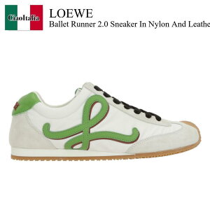 �y���ʌ���E�݌Ɍ���E�����ҏ����I�z ���G�x / Loewe Ballet Runner 2.0 Sneaker In Nylon And Leather / LBR2282X31 / LBR2282X31 7918 / LBR2282X317918 / �X�j�[�J�[