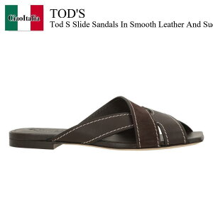 �y���ʌ���E�݌Ɍ���E�����ҏ����I�z �g�b�Y / Tod'S Tod S Slide Sandals In Smooth Leather And Suede / XXW99L0JY50V1S / XXW99L0JY50V1S S808 / XXW99L0JY50V1SS808 / �T���_���E�~���[��