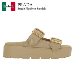 �y���ʌ���E�݌Ɍ���E�����ҏ����I�z �v���_ / Prada Suede Flatform Sandals / 1XZ788 F0379 / 1XZ788 F045054 F0379 / 1XZ788F0379 / 1XZ788F045054F0379 / �T���_���E�~���[��