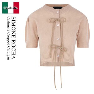 �y���ʌ���E�݌Ɍ���E�����ҏ����I�z �V���[�l���V�� / Simone Rocha Cashmere Cropped Cardigan / COMK50 / COMK50 667B / COMK50667B / �J�[�f�B�K��