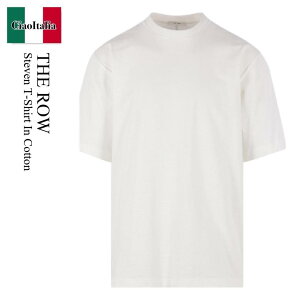 �y���ʌ���E�݌Ɍ���E�����ҏ����I�z �U�E���E / The Row Steven T-Shirt In Cotton / 559K7 / 559K7 13 WHT / 559K713WHT / T�V���c�E�J�b�g�\�[