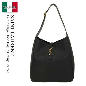 �y���ʌ���E�݌Ɍ���E�����ҏ����I�z �T�����[���� / ���΂� / �J�o�� / Saint Laurent Le 5 7 Large Hobo Bag In Grainy Leather / 850545 AAAUQ / 850545 AAAUQ 1000 / 850545AAAUQ / 850545AAAUQ1000 / �V�����_�[�o�b�O�E�|�V