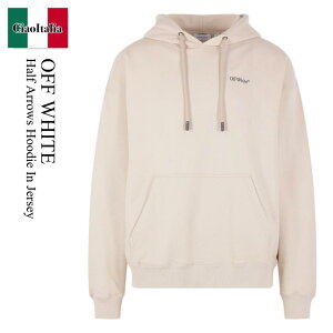 �y���ʌ���E�݌Ɍ���E�����ҏ����I�z �I�t�z���C�g / Off White Half Arrows Hoodie In Jersey / OMBB085S26FLE00A / OMBB085S26FLE00A 2070 / OMBB085S26FLE00A2070 / �p�[�J�[�E�t�[�f�B