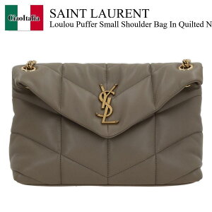 �y���ʌ���E�݌Ɍ���E�����ҏ����I�z �T�����[���� / ���΂� / �J�o�� / Saint Laurent Loulou Puffer Small Shoulder Bag In Quilted Na / 577476 1EL07 / 577476 1EL07 1799 / 5774761EL07 / 5774761EL071799 / �V�����_�[�o�b�O