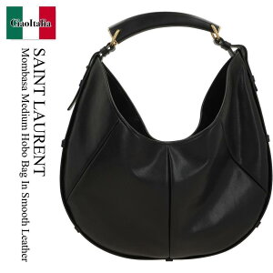 �y���ʌ���E�݌Ɍ���E�����ҏ����I�z �T�����[���� / ���΂� / �J�o�� / Saint Laurent Mombasa Medium Hobo Bag In Smooth Leather / 862029 AAGWJ / 862029 AAGWJ 1000 / 862029AAGWJ / 862029AAGWJ1000 / �V�����_�[�o�b�O�E�|