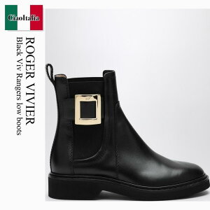 yʌE݌ɌEҏIz WFEBBG / Roger Vivier Black Viv Rangers Low Boots / RVW54840440SOA / RVW54840440SOA B999 / RVW54840440SOAB999 / V[gu[cEu[eB