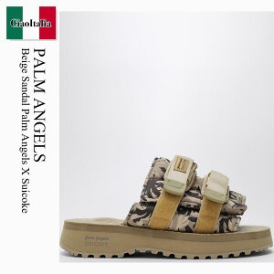 【数量限定・在庫限り・早い者勝ち!】 パームエンジェルス / Palm Angels Beige Sandal Palm Angels X Suicoke / PWIH030F24FAB002 / PWIH030F24FAB002 6061 / PWIH030F24FAB0026061 / サンダル・ミュール