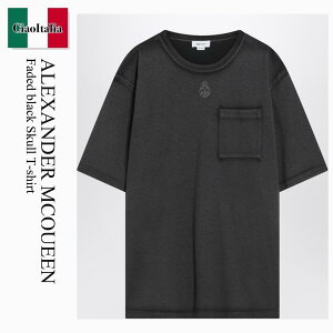 �y���ʌ���E�݌Ɍ���E�����ҏ����I�z �A���L�T���_�[�E�}�b�N�C�[�� / Alexander Mcqueen Faded Black Skull T-Shirt / 815068 QTAC6 / 815068 QTAC6 0548 / 815068QTAC60548 / T�V���c�E�J�b�g�\�[