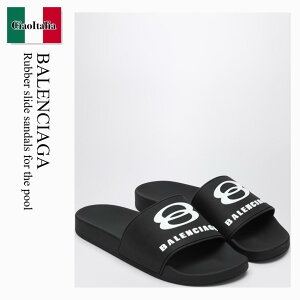 yʌE݌ɌEҏIz oVAK / Balenciaga Rubber Slide Sandals For The Pool / 689031 W1SA6 / 689031 W1SA6 1090 / 689031W1SA61090 / T_