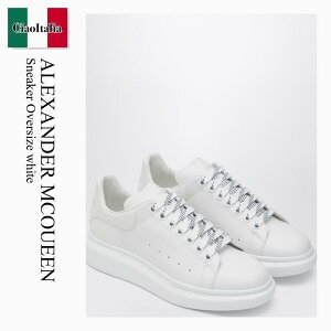 yʌE݌ɌEҏIz ALT_[E}bNC[ / Alexander Mcqueen Sneaker Oversize White / 553680 WIAIG / 553680 WIAIG 9007 / 553680WIAIG9007 / Xj[J[