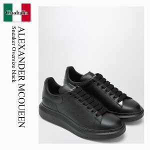 yʌE݌ɌEҏIz ALT_[E}bNC[ / Alexander Mcqueen Sneaker Oversize Black / 553680 WWAAN / 553680 WWAAN 1002 / 553680WWAAN1002 / Xj[J[