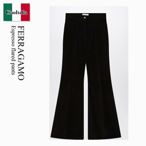 �y���ʌ���E�݌Ɍ���E�����ҏ����I�z �t�F���K�� / Ferragamo Espresso Flared Pants / 785197 / 785197 DB / 785197DB / �p���c