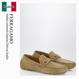 yʌE݌ɌEҏIz tFK / Ferragamo Safari-Colored Gancini Driver Loafer / 782407 / 782407 SN / 782407SN / hXV[YEvCErWlXV[Y
