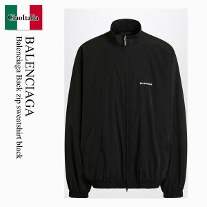 �y���ʌ���E�݌Ɍ���E�����ҏ����I�z �o�����V�A�K / Balenciaga Balenciaga Back Zip Sweatshirt Black / 839090 TRO31 / 839090 TRO31 1000 / 839090TRO311000 / �X�E�F�b�g�E�g���[�i�[