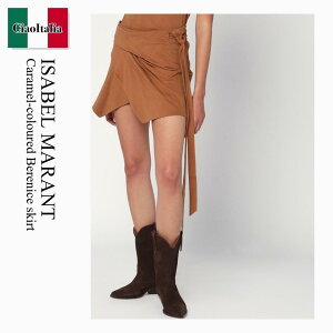 yʌE݌ɌEҏIz CUx} / Isabel Marant Caramel-Coloured Berenice Skirt / PJU019 8FDA1N41I / PJU019 8FDA1N41I 50CA / PJU0198FDA1N41I50CA / ~jXJ[g