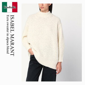 yʌE݌ɌEҏIz CUx} / Isabel Marant Ecru Sweater In Alpaca Blend / APU076 0FAC3L07I / APU076 0FAC3L07I 23EC / APU0760FAC3L07I23EC / jbgEZ[^[