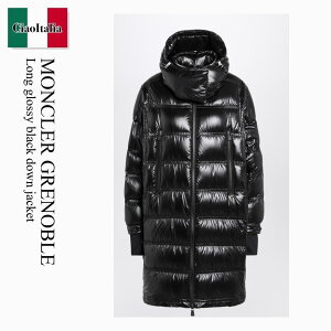 yʌE݌ɌEҏIz N[ / Moncler Grenoble Long Glossy Black Down Jacket / 1C000 999 / 1C000 035981E 999 / 1C000035981E999 / _EWPbgER[g
