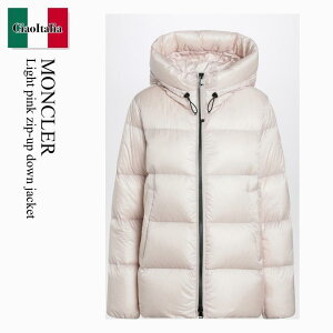 yʌE݌ɌEҏIz N[ / Moncler Light Pink Zip-Up Down Jacket / 1A000 529 / 1A000 68597YG 529 / 1A00068597YG529 / _EWPbgER[g