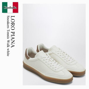 �y���ʌ���E�݌Ɍ���E�����ҏ����I�z �����E�s�A�[�i / Loro Piana Sneakers Tennis Walk White / FAO1548 / FAO1548 1000 / FAO15481000 / �X�j�[�J�[