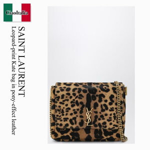 �y���ʌ���E�݌Ɍ���E�����ҏ����I�z �T�����[���� / ���΂� / �J�o�� / Saint Laurent Leopard-Print Kate Bag In Pony-Effect Leather / 851557 AAFQZ / 851557 AAFQZ 2499 / 851557AAFQZ2499 / �V�����_�[�o�b�O�E�|�V�F�b