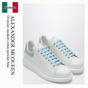 yʌE݌ɌEҏIz ALT_[E}bNC[ / Alexander Mcqueen Oversize Sneakers White Powder Blue / 553770 WIAIH / 553770 WIAIH 9412 / 553770WIAIH9412 / Xj[J[
