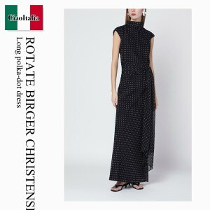 �y���ʌ���E�݌Ɍ���E�����ҏ����I�z ���e�[�g / Rotate Birger Christensen Long Polka-Dot Dress / 115237000P / 115237000P 1000 1000 / 115237000P10001000 / �����s�[�X