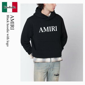 �y���ʌ���E�݌Ɍ���E�����ҏ����I�z �A�~�� / Amiri Black Hoodie With Logo / AMJYHD1049CO / AMJYHD1049CO 001 / AMJYHD1049CO001 / �p�[�J�[�E�t�[�f�B