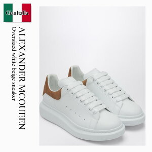 �y���ʌ���E�݌Ɍ���E�����ҏ����I�z �A���L�T���_�[�E�}�b�N�C�[�� / Alexander Mcqueen Oversized White Beige Sneaker / 553680 WIAJW / 553680 WIAJW 9900 / 553680WIAJW9900 / �X�j�[�J�[