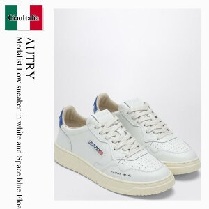 �y���ʌ���E�݌Ɍ���E�����ҏ����I�z �I�[�g���[ / Autry Medalist Low Sneaker In White And Space Blue Floating / AULWDL01 / AULWDL01 DL01 / AULWDL01DL01 / �X�j�[�J�[